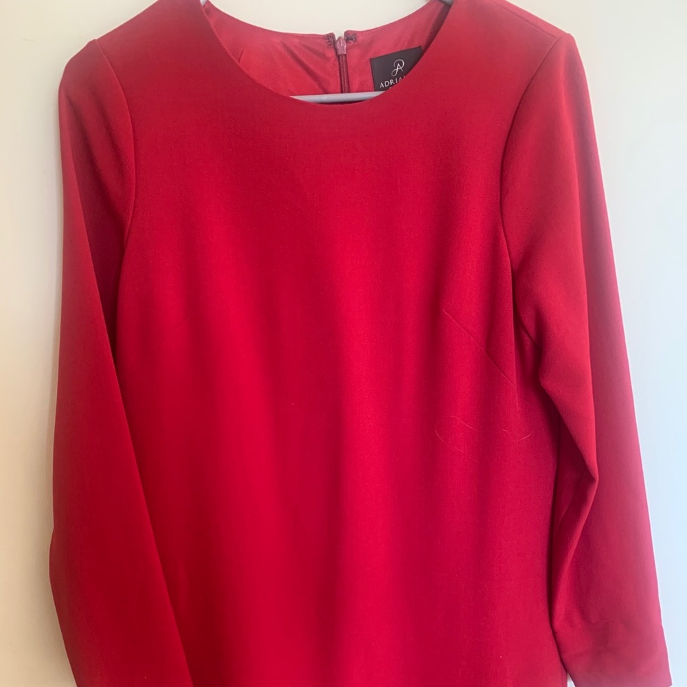 Adrianna papell red dress
